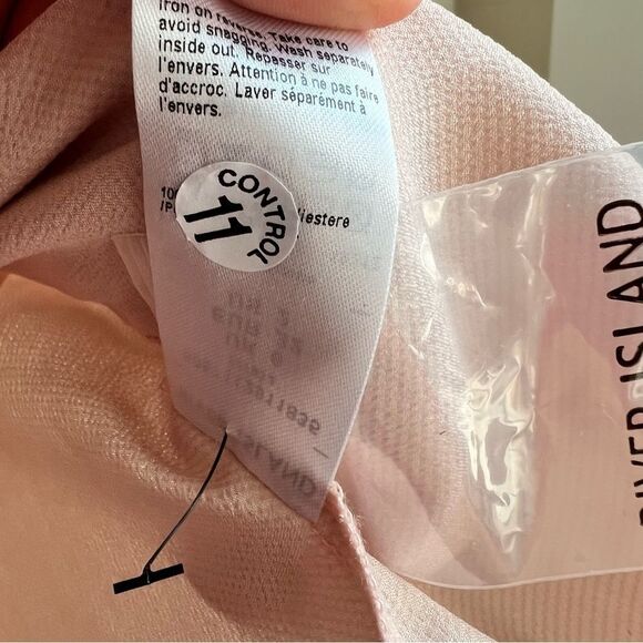 River Island Pink Satin Button Front Cami Top Women's Size 6 - Picture 11 of 11